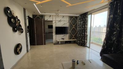 Living Room Image of 1245 Sq.ft 3 BHK Apartment / Flat for rent in Hiranandani Pelican, Hiranandani Estate Thane for Rs. 93000