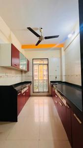 Kitchen Image of 575 Sq.ft 1 BHK Apartment / Flat for rent in Agarwal Doshi Complex, Vasai West Vasai for Rs. 17000