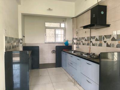 Kitchen Image of 1500 Sq.ft 3 BHK Apartment / Flat for rent in Kolte Patil Life Republic, Tathawade Pune for Rs. 33000