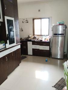 Kitchen Image of 800 Sq.ft 1 BHK Apartment / Flat for sale in Kuber Residency, Waghodia Road Vadodara for Rs. 2000000