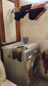 Bathroom Image of 500 Sq.ft 1 RK Independent House for rent in Kalkaji New Delhi for Rs. 23000