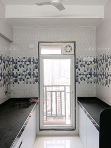 Kitchen Image of 550 Sq.ft 1 BHK Apartment / Flat for rent in Raunak Bliss Phase A A3, Kasarvadavali Thane for Rs. 22000