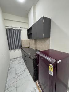 Kitchen Image of 1200 Sq.ft 2 BHK Apartment / Flat for rent in L I G Colony Indore for Rs. 22000