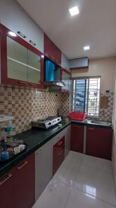 Kitchen Image of 1220 Sq.ft 3 BHK Apartment / Flat for rent in Kaikhali Kolkata for Rs. 24000
