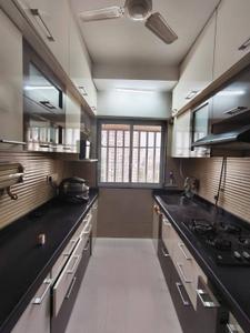 Kitchen Image of 900 Sq.ft 2 BHK Apartment / Flat for rent in Navkar Paradise, Borivali West Mumbai for Rs. 68000
