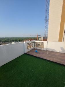 Balcony Image of 810 Sq.ft 1.5 BHK Apartment / Flat for rent in Randesan Gandhinagar for Rs. 18000