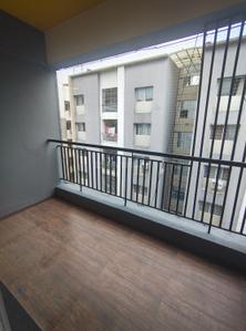 Balcony Image of 1085 Sq.ft 2 BHK Apartment / Flat for rent in D Lunia Group Nishdin Aura, Mahalakshmi Nagar Indore for Rs. 23500