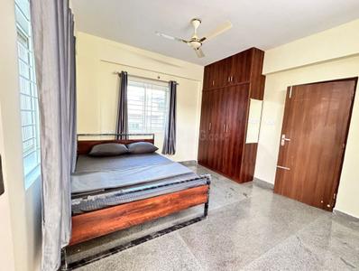 Bedroom Image of 660 Sq.ft 2 BHK Apartment / Flat for rent in Marathahalli Bengaluru for Rs. 60000