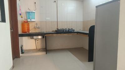 Kitchen Image of 698 Sq.ft 1 BHK Apartment / Flat for rent in Siddhi Nisarg, Wakad Pune for Rs. 23000