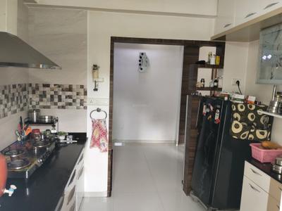 Kitchen Image of 1215 Sq.ft 2 BHK Apartment / Flat for sale in Shafalya Shlok Parisar, Gota Ahmedabad for Rs. 7300000