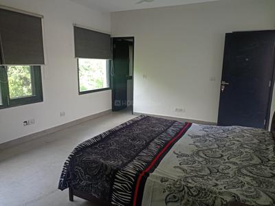 Bedroom Image of 400 Sq.ft 1 RK Builder Floor for rent in Hauz Khas New Delhi for Rs. 30000