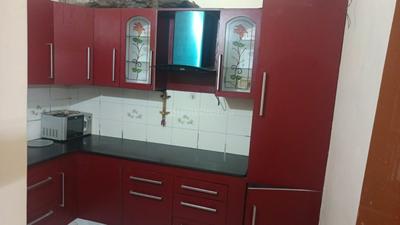 Kitchen Image of 1500 Sq.ft 2 BHK Builder Floor for rent in Mahanagar Colony Bareilly for Rs. 12500