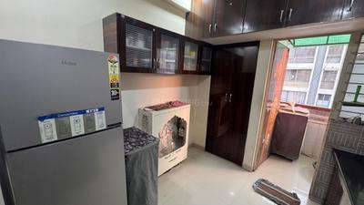 Kitchen Image of 657 Sq.ft 2 BHK Apartment / Flat for rent in Mahil Star Icon And Paradise, Hanspura Ahmedabad for Rs. 21000