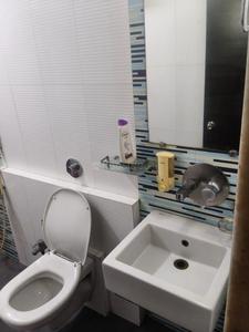 Bathroom Image of 1550 Sq.ft 3 BHK Apartment / Flat for rent in Samarth Aangan, Andheri West Mumbai for Rs. 140000