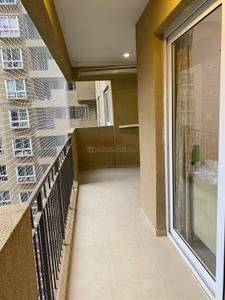 Balcony Image of 550 Sq.ft 1 RK Apartment / Flat for rent in Bhartiya Nikoo Homes 4, Tirumanahalli Bengaluru for Rs. 37000