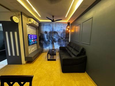 Hall Image of 550 Sq.ft 1 BHK Apartment / Flat for rent in Hiranandani Estate Thane for Rs. 45000