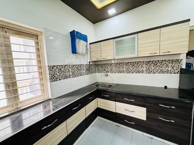Kitchen Image of 896 Sq.ft 1 RK Apartment / Flat for rent in  Bageshree, Satellite Ahmedabad for Rs. 25000