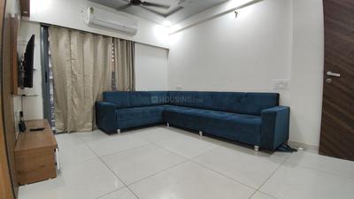 Living Room Image of 1500 Sq.ft 3 BHK Apartment / Flat for rent in Adani Amogha, Shantigram Ahmedabad for Rs. 55000