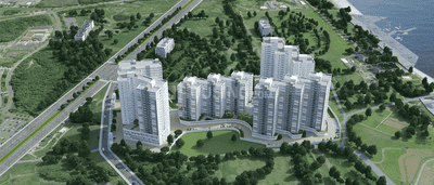 Image of 1020 Sq.ft 2 BHK Apartment / Flat for sale in Godrej Azure, Padur, Chennai for Rs. 7800000