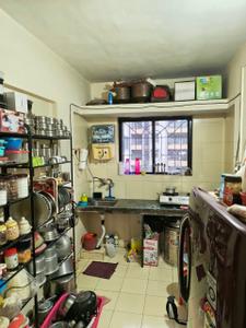Kitchen Image of 750 Sq.ft 1 BHK Builder Floor for sale in Wagholi Pune for Rs. 3100000