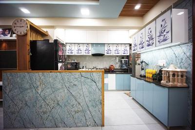 Kitchen Image of 1800 Sq.ft 3 BHK Apartment / Flat for sale in Seventh Bliss, Gota Ahmedabad for Rs. 13100000