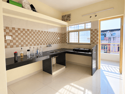 Kitchen Image of 1300 Sq.ft 2 BHK Apartment / Flat for rent in  Memories, Hadapsar Pune for Rs. 21000