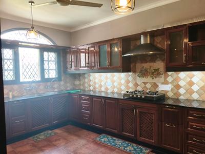 Kitchen Image of 3300 Sq.ft 4 BHK Builder Floor for rent in DLF Phase 3 Gurgaon for Rs. 150000