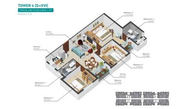 Image of 850 Sq.ft 2 BHK Apartment / Flat for sale in Urban Lakes Phase I, Konnagar, Hooghly for Rs. 3000000