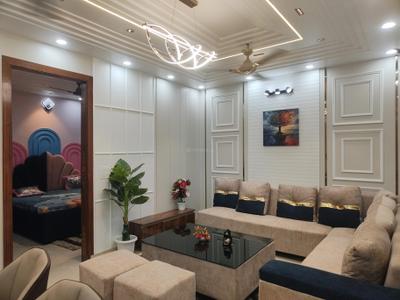 Living Room Image of 1200 Sq.ft 4 BHK Apartment / Flat for sale in Planner Premium Homes by Planner N Maker, Nangli Sakrawati New Delhi for Rs. 8800000