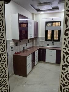 Kitchen Image of 1250 Sq.ft 3 BHK Builder Floor for rent in Sector 11 Rohini New Delhi for Rs. 42000