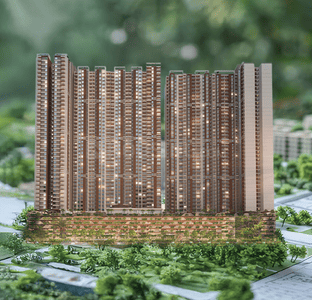 Image of 1490 Sq.ft 3 BHK Apartment / Flat for sale in Vardhaman Skysymphony, Wakad, Pune for Rs. 14000000