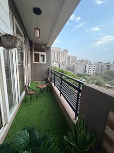 Balcony Image of 1300 Sq.ft 1 BHK Builder Floor for rent in Sector 56 Gurgaon for Rs. 35000