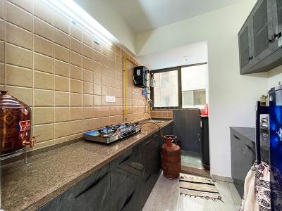 Kitchen Image of 1215 Sq.ft 2 BHK Apartment / Flat for sale in Sankalp Eternity, Shahibaug Ahmedabad for Rs. 6200000