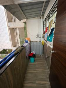 Balcony Image of 1057 Sq.ft 2 BHK Apartment / Flat for rent in Rohan Silver Palm Grove, Ravet Pune for Rs. 25000
