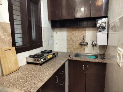 Kitchen Image of 600 Sq.ft 1 BHK Builder Floor for rent in Indirapuram Ghaziabad for Rs. 19000