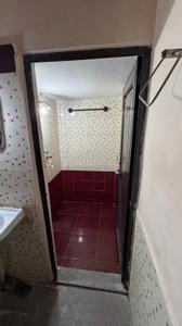 Bathroom Image of 400 Sq.ft 1 RK Builder Floor for rent in Sukhliya Indore for Rs. 8000