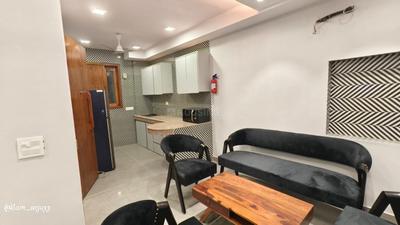 Hall Image of 600 Sq.ft 1 BHK Builder Floor for rent in Lajpat Nagar New Delhi for Rs. 40000