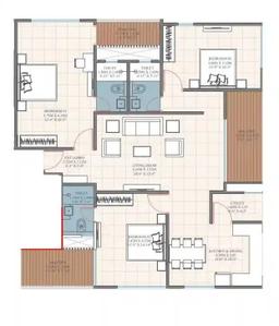 Image of 2006 Sq.ft 3 BHK Apartment / Flat for sale in Ravetkar Suman , Erandwane, Pune for Rs. 42800000