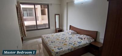 Bedroom Image of 1618 Sq.ft 3 BHK Apartment / Flat for rent in Shivalay Sky Elegante, Motera Ahmedabad for Rs. 35000