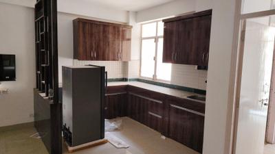 Kitchen Image of 723 Sq.ft 2 BHK Apartment / Flat for sale in Breez Global Heights, Sector 33 Sohna for Rs. 5200000