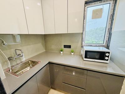 Kitchen Image of 350 Sq.ft 1 RK Builder Floor for rent in Sector 46 Gurgaon for Rs. 25000