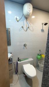 Bathroom Image of 1550 Sq.ft 2 BHK Apartment / Flat for rent in Satyam Krishna Prime, Chhani Jakat Naka Vadodara for Rs. 26000