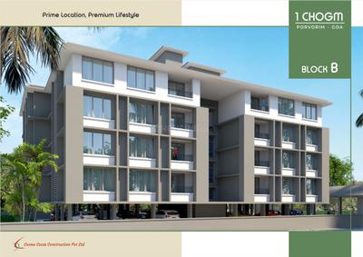 Image of 1190 Sq.ft 2 BHK Apartment / Flat for sale in Porvorim, Goa for Rs. 17400000