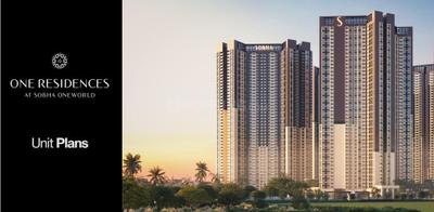 Image of 734 Sq.ft 1 BHK Apartment / Flat for sale in One Residences At Sobha One World Ph5 W9 10 11, Hoskote, Bengaluru for Rs. 11200000