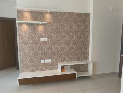 Living Room Image of 665 Sq.ft 1 BHK Apartment / Flat for rent in Eden Park At The Prestige City, Sarjapur Bengaluru for Rs. 30000