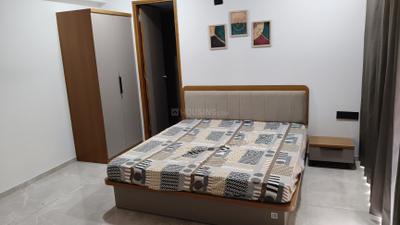 Bedroom Image of 3451 Sq.ft 4 BHK Apartment / Flat for rent in Shlokam Sharnam, Sargasan Gandhinagar for Rs. 45000