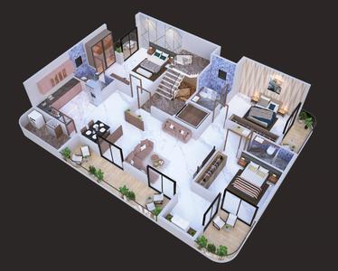 Image of 1500 Sq.ft 3 BHK Apartment / Flat for sale in Manish Nagar, Nagpur for Rs. 8100000