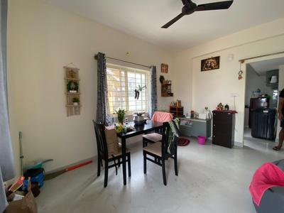 Hall Image of 700 Sq.ft 1 BHK Builder Floor for rent in Murugeshpalya Bengaluru for Rs. 28000