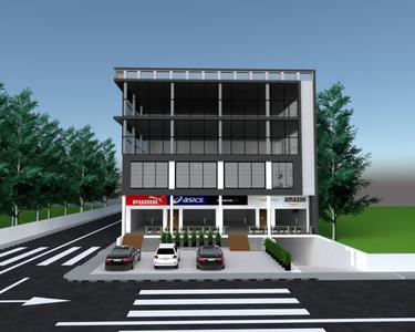 Commercial image of 1050.0 Sq.ft pre-leased Showroom for sale in Dhakoli for 8000000