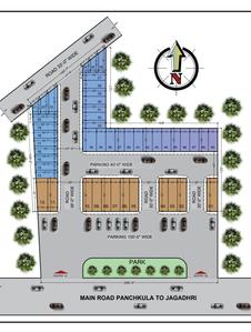 Floor Plan image of 400.0 Sq.ft   Commercial Plot for sale in Ambala Cantt for 2800000